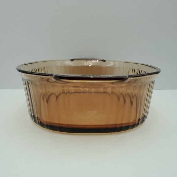 Corning Vision 4 Quart Oval Roaster Visions Amber Dutch Oven Covered Casserole - Picture 7 of 14